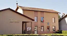 The town hall in Mons