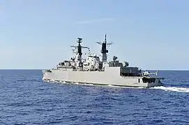 Rademaker, Type 22 frigate, in Operation Tropicalex 2016.