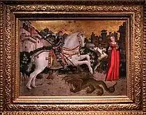 Saint George and the dragon by Antonio Cicognara, c. 1460-1465