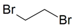 Skeletal formula of 1,2-dibromoethane