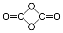 Skeletal formula of 1,3-dioxetanedione