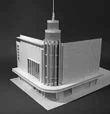 A scale replica model of the demolished Capitol Theatre in Causeway Bay, Hong Kong