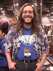 DeCandido at the New York Comic Convention in October 2010