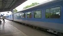 Puri Shatabdi express at Balasore railway station