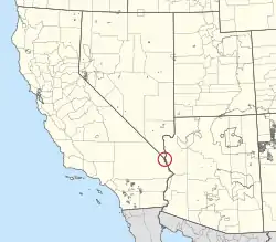 Location in Arizona, California, and Nevada
