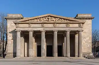 Neue Wache (Berlin), 1816, by Karl Friedrich Schinkel and Salomo Sachs