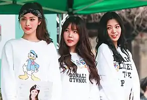 Orange Caramel in 2015From left to right: Nana, Raina, Lizzy
