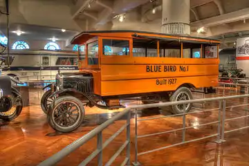 Blue Bird school bus built on a 1927 Ford Model TT