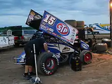 Donny Schatz World of Outlaw Sprint Car with Hoosier Tires