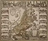 Leonis Hollandiae by Visscher 1648