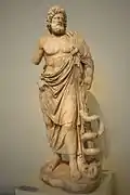 Statue of Asklepius. Roman copy (c. 160 AD), from a 4th-century BC Greek original