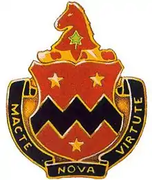 16th Field Artillery Regiment"Macte Nova Virtute"(Go Forth With New Strength)