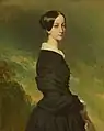 Portrait by Franz Xaver Winterhalter in 1844. Currently desplayed at the Palace of Versailles.