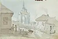 The Church of the Intercession of the Mother of God in Pereiaslav, 1845