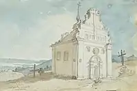 Bohdan's church in Subotiv, 1845