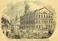 Faneuil Hall and Quincy Market in 1851