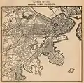 Boston in 1880, highlighting horse railroads