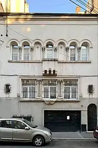 Mix of Moorish and Byzantine Revival - Strada Pictor Constantin Stahi no. 18, Bucharest, by Tiberiu Niga, 1930s