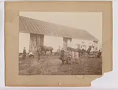 Family farm Claïr Massicotte & Éléonore Trudel 1900
