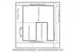 Red Maples parcel in 1902, before Alfred W. Hoyt's 1911 purchase.
