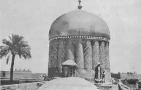 Tomb of Amin al-Din Murjan before destruction in 1946. Photo taken in 1918.