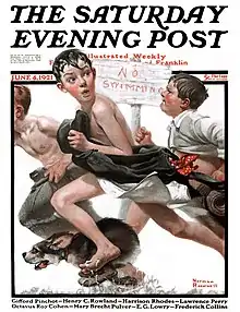 June 4, 1921.  Cover by Norman Rockwell