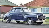 A 1946 Ford V8 - a club coupe.