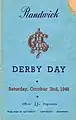 Front cover of 1948 AJC Australian Derby racebook.