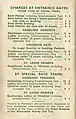 Back cover showing charges at the entrance gates.