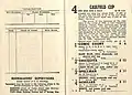 1950 Caulfield Cup racebook showing starters & results.