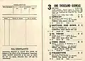 1950 One Thousand Guineas page showing starters & results.