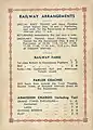Back cover showing Railway & Entrance charges.