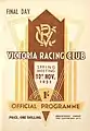 Front cover of the 1951 VRC C.B. Fisher Plate racebook.