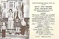 Inside cover of the 1954 SAJC Queens Cup showing raceday officials.