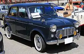 Datsun 1000 (210-series, 1957–1959) .mw-parser-output .hatnote{font-style:italic}.mw-parser-output div.hatnote{padding-left:1.6em;margin-bottom:0.5em}.mw-parser-output .hatnote i{font-style:normal}.mw-parser-output .hatnote+link+.hatnote{margin-top:-0.5em}Main article: Nissan Bluebird