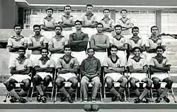India national football team photo session before 1960 Olympics