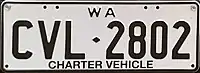 Charter vehicle