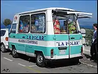 A variety of bodystyles were available, including this ice cream truck design