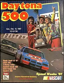 1987 Daytona 500 program cover