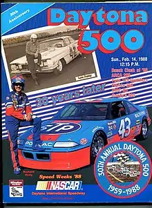 1988 Daytona 500 program cover