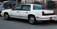 1991 Cutlass Calais sedan, rear