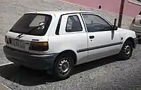 Pre-facelift Toyota Starlet Van 1.5D (NP80; Portugal)