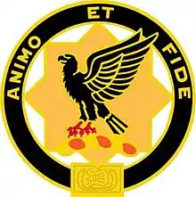 1st Cavalry Regiment "Animo et Fide"(Courageous and Faithful)