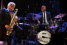 Bryan Carter with NEA Jazz Master George Coleman