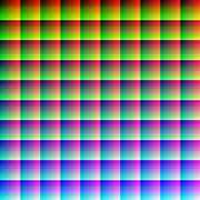 Image 1This image (when viewed in full size, 1000 pixels wide) contains 1 million pixels, each of a different color.