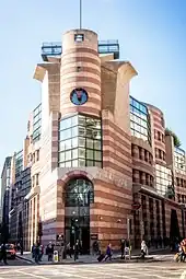 No 1 Poultry, London, by James Stirling, designed in 1988 but built in 1997