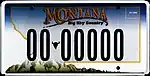 Image 47Car license plate design issued in Montana between 2006 and 2009 (from Transportation in Montana)
