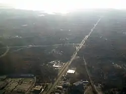 Ritchie Highway in Pasadena from the air