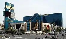 Image 11MGM Grand, with sign promoting it as The City of Entertainment (from Nevada)