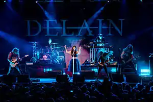 Delain performing at Epic Metal Fest 2015